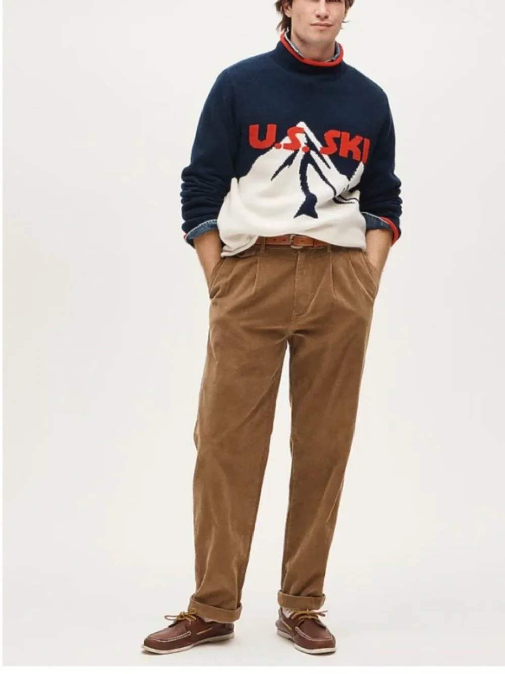 BRAND NEW J. Crew U.S. Ski & Snowboard Wool Rollneck Sweater in Medium